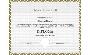 student's diploma