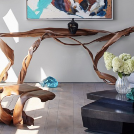 Marc Fish’s pieces featured in Architectural Digest