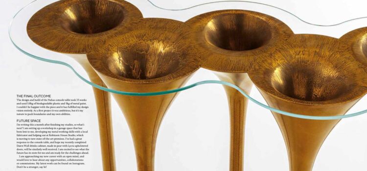 F&C article on Anna Dugard's Nahas Console Table